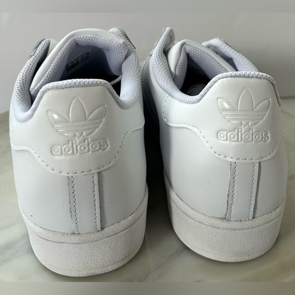 BRAND NEW Classic adidas Superstar Footwear Triple White - Size 12.0 US RUN DMC - Picture 4 of 10